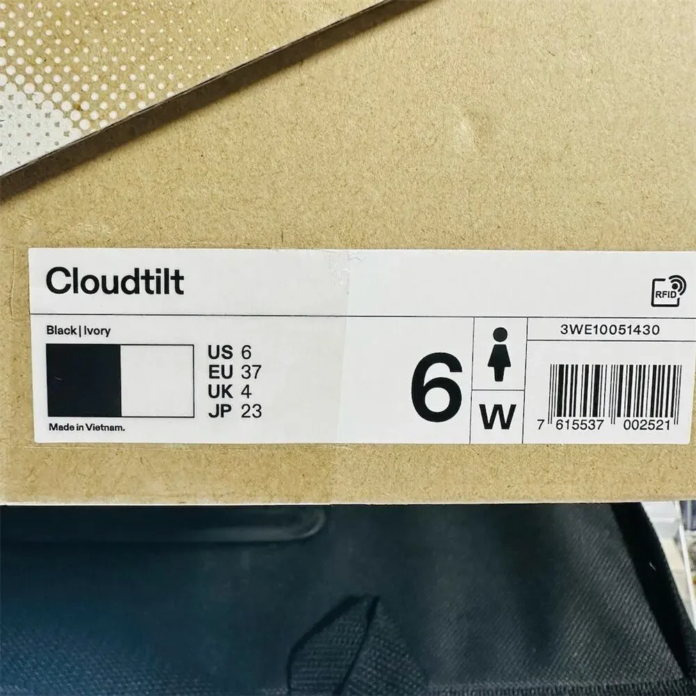 On Running Cloudtilt White/Black Sneakers | Women’s Size 6 US | EUC
